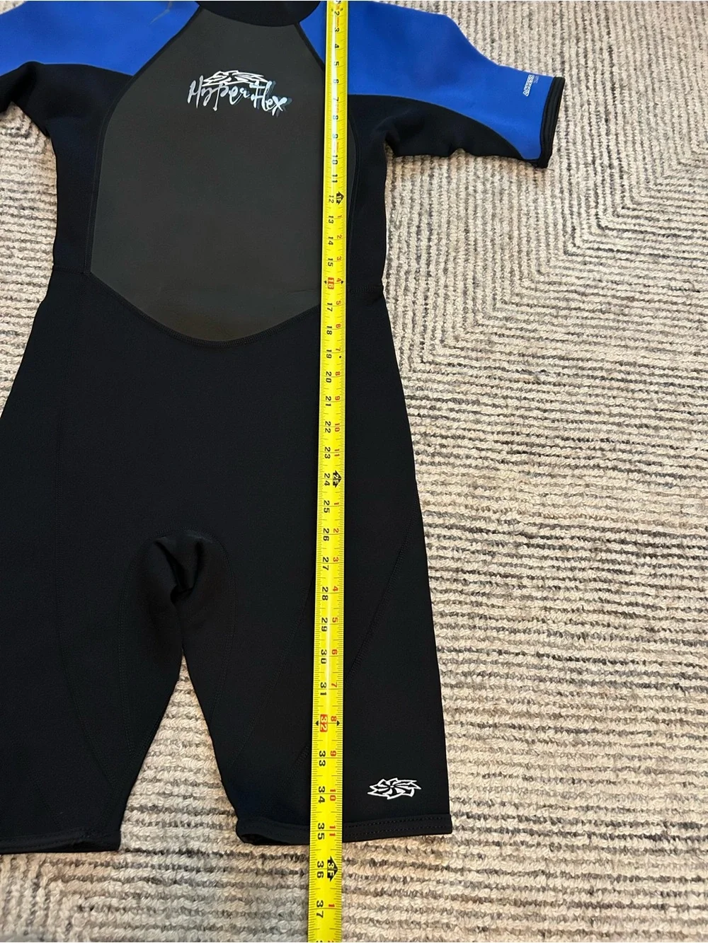 Hyperflex Wetsuits Junior's Access Series 2.5mm Spring Suit Black/Blue 16 NWOT